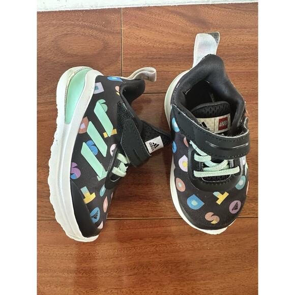 adidas FortaRun x LEGO® DOTS™ Shoes Toddler/Kids' Size 6K - Picture 3 of 6